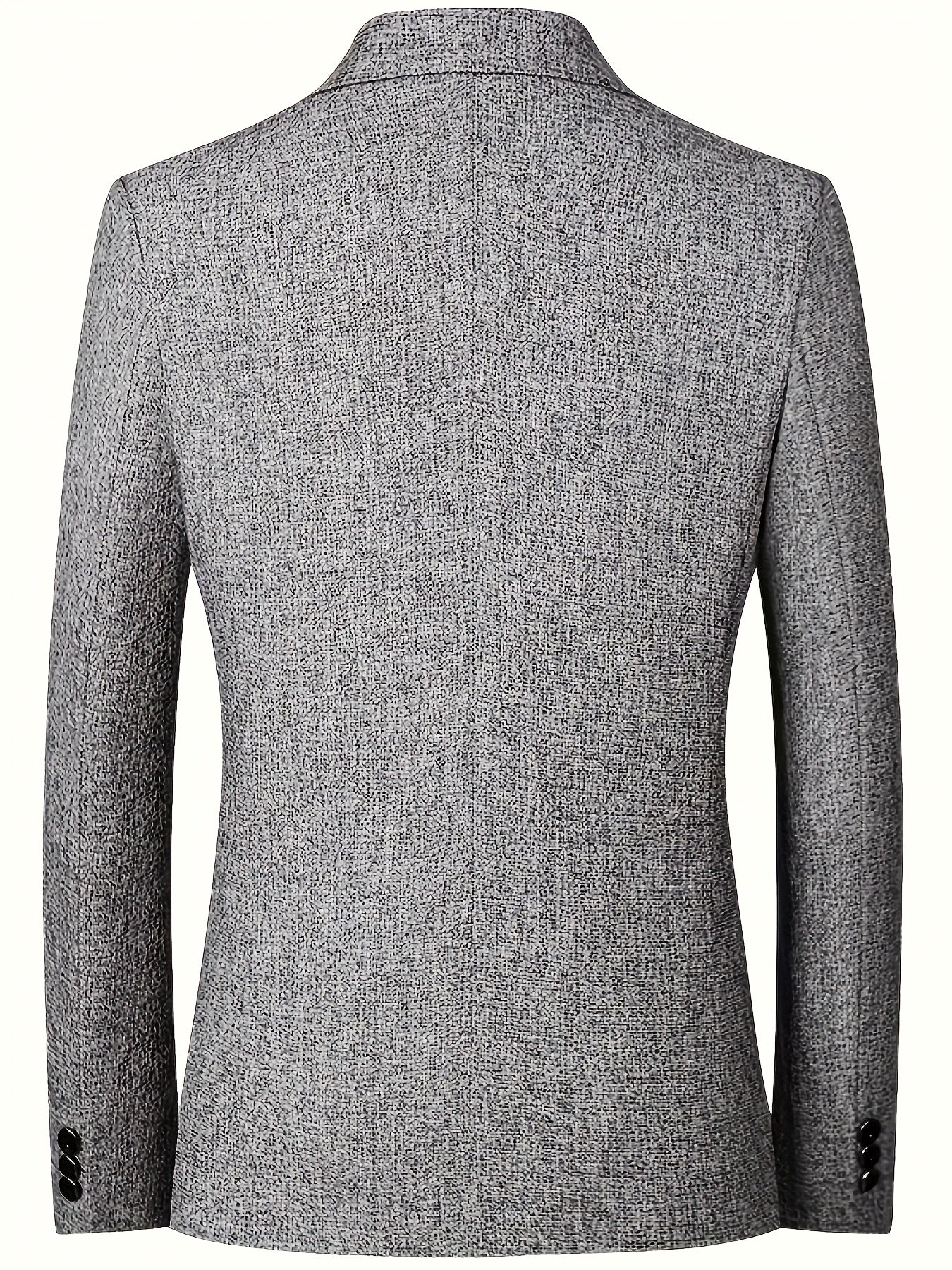 Veste de costume homme style mature à manches longues pour occasions formelles et professionnelles - Image 2