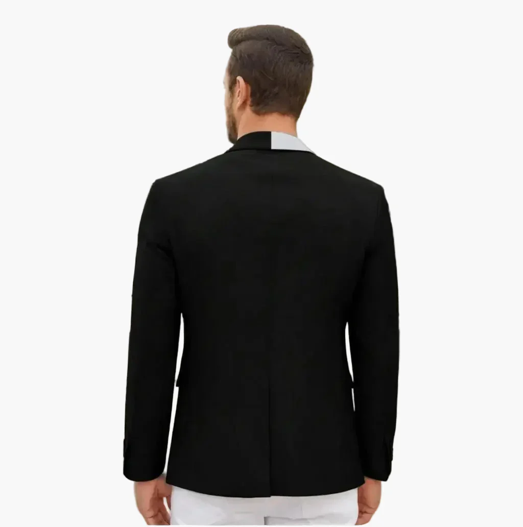 Veste de costume homme style moderne dégradé pour occasions formelles et affaires - Image 2