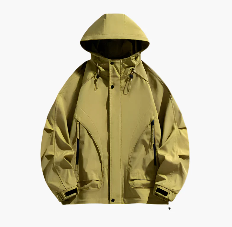 Veste coupe-vent imperméable homme style urbain outdoor - Image 2