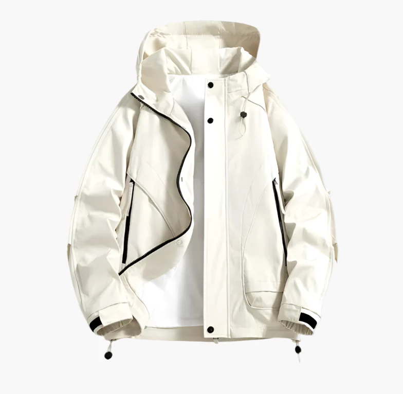 Veste coupe-vent imperméable homme style urbain outdoor - Image 3