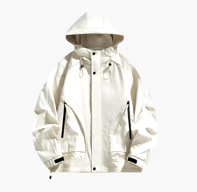 Veste coupe-vent imperméable homme style urbain outdoor - Image 4