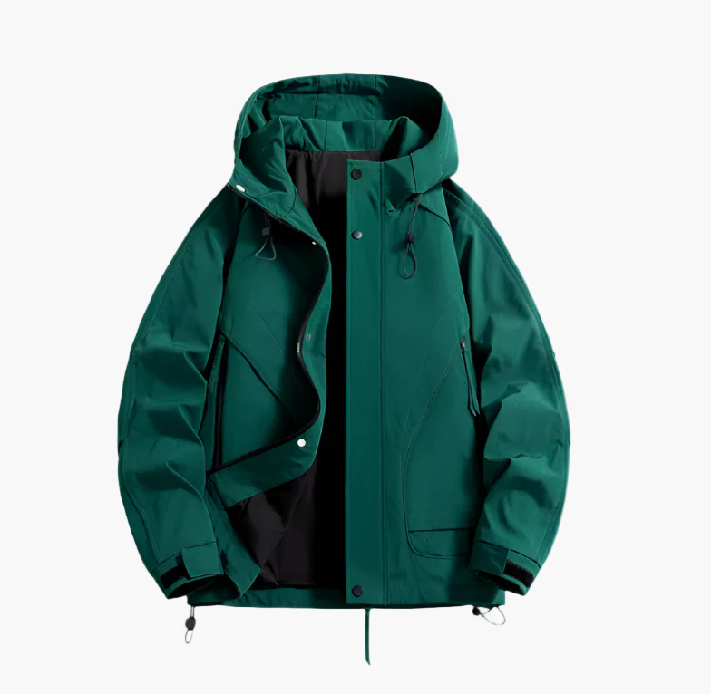 Veste coupe-vent imperméable homme style urbain outdoor - Image 5