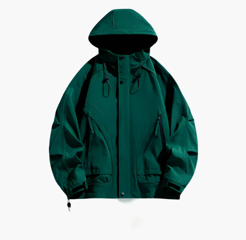 Veste coupe-vent imperméable homme style urbain outdoor - Image 6