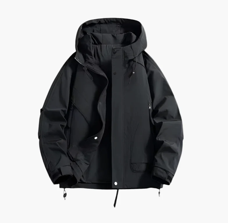 Veste coupe-vent imperméable homme style urbain outdoor - Image 7
