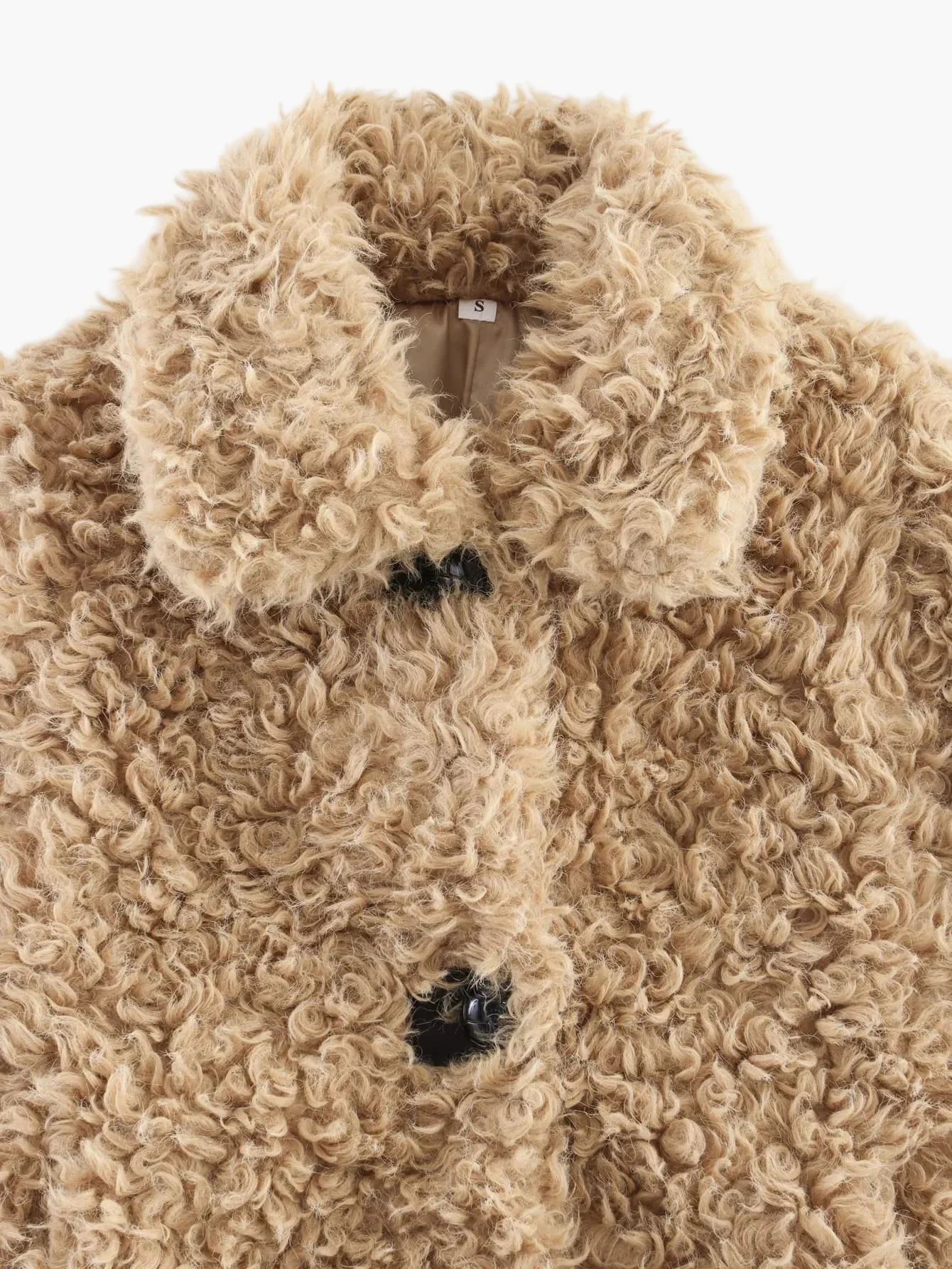 Veste courte femme style peluche élégante et tendance pour l'hiver - Image 4
