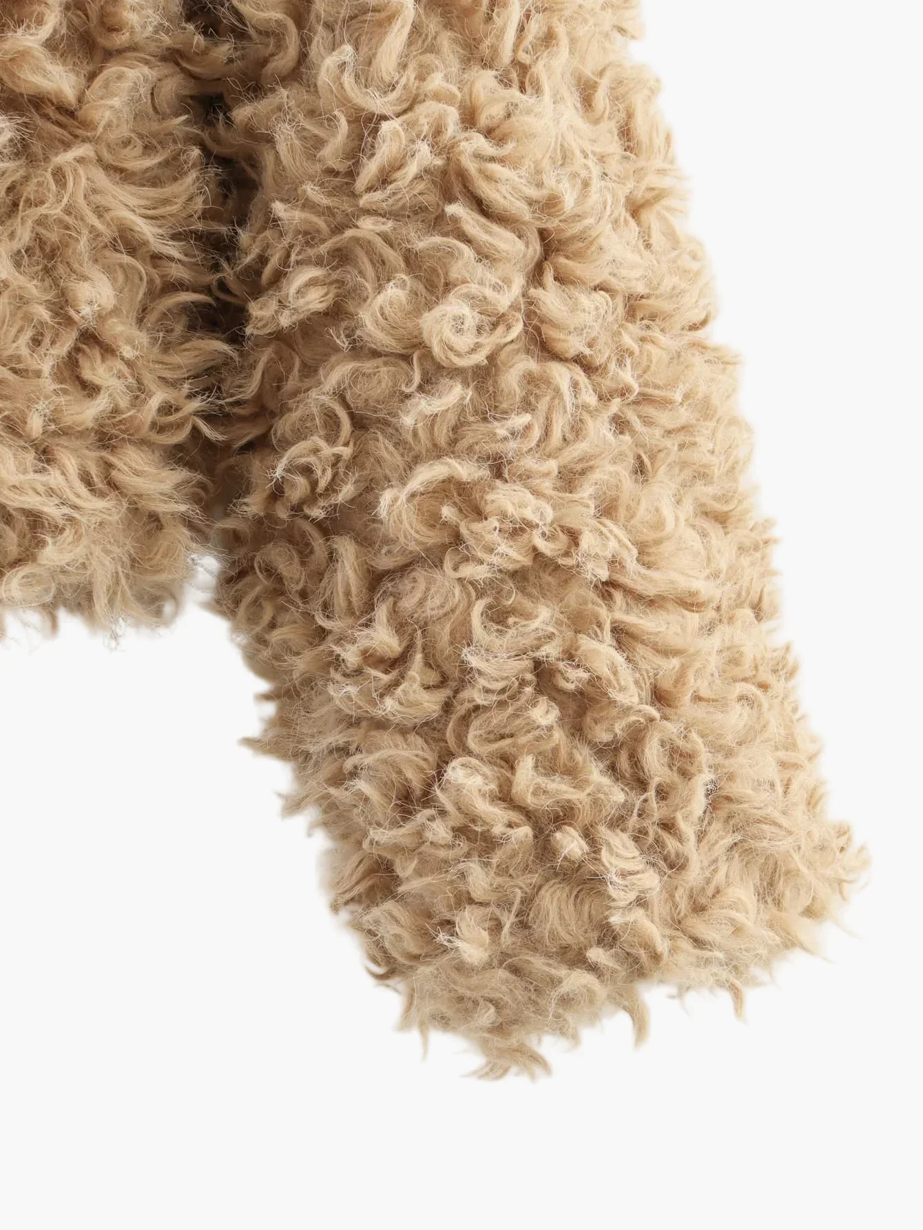 Veste courte femme style peluche élégante et tendance pour l'hiver - Image 5