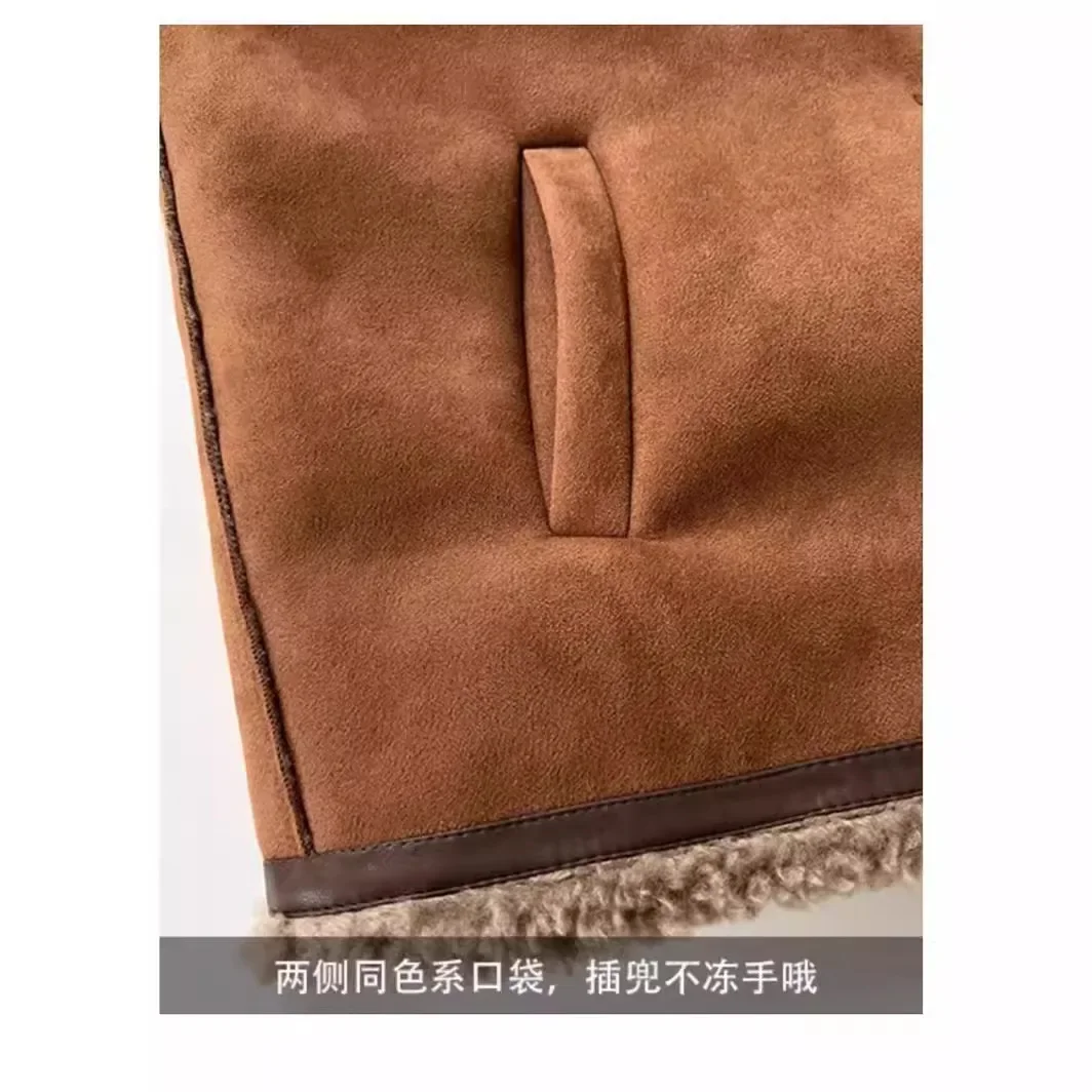 Veste courte style aviateur femme tendance urbaine décontractée - Image 5