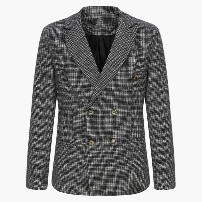 Veste croisée élégante pour homme style business – Moderne et sophistiquée - Image 2