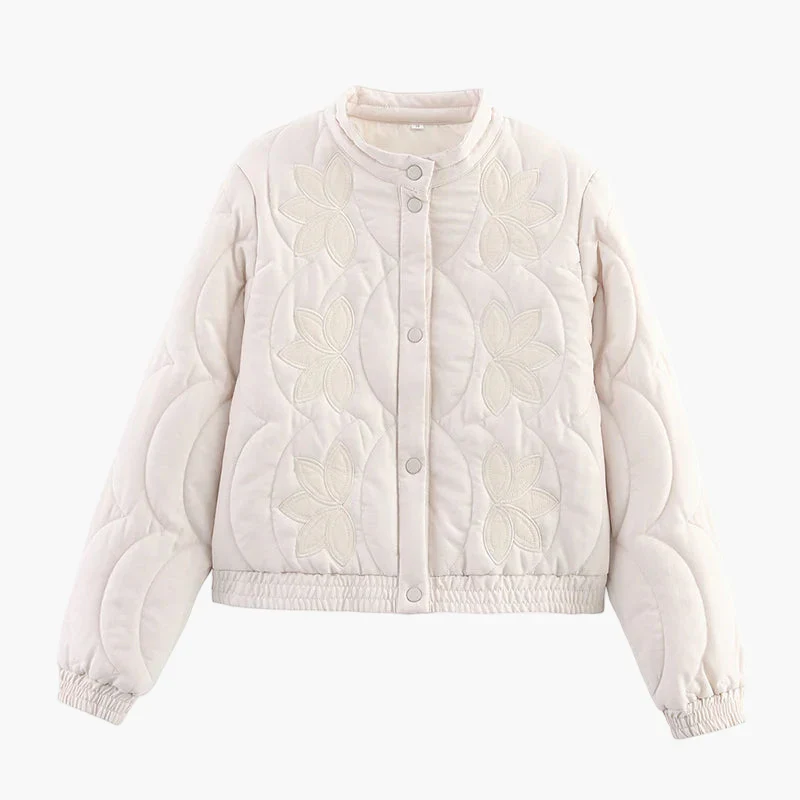 Veste décontractée pour femme style bohème à fleurs tendance - Image 4