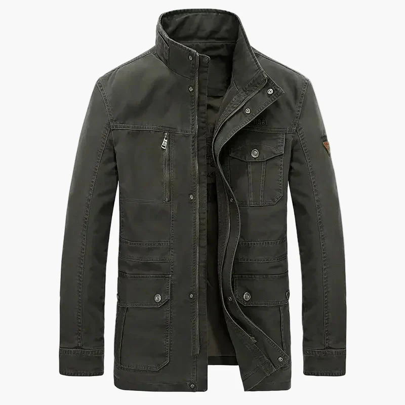 Veste décontractée homme à poches multiples style urbain pour usage quotidien - Image 5