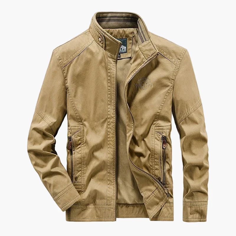 Veste décontractée pour homme style motard idéale pour la mi-saison - Image 2