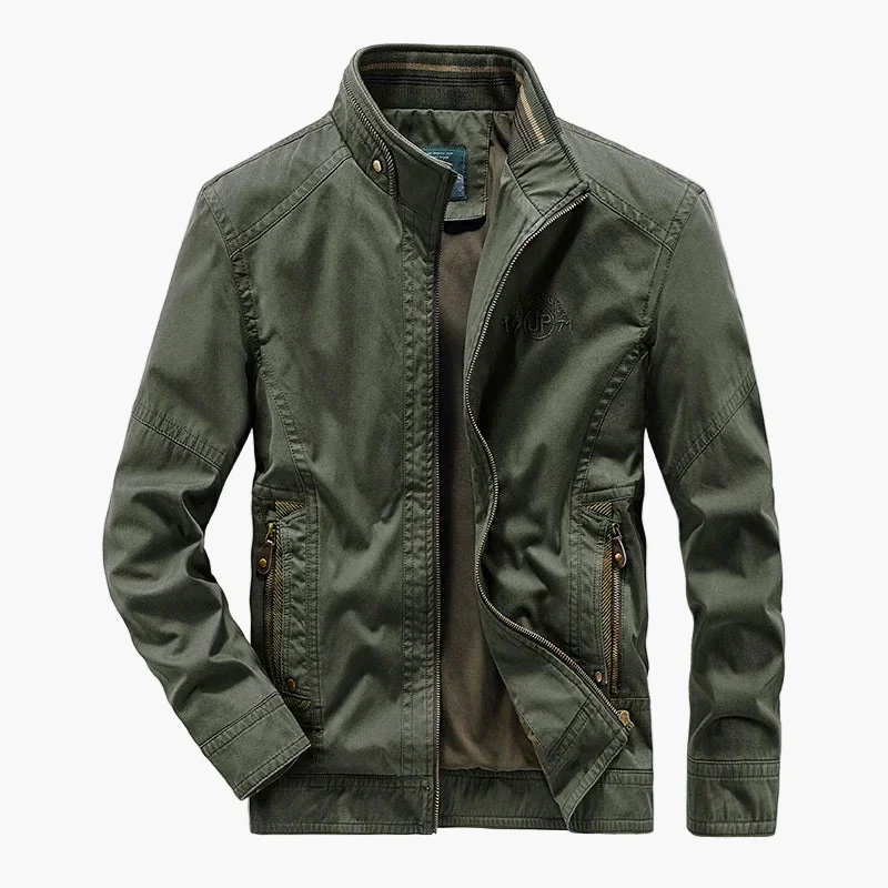 Veste décontractée pour homme style motard idéale pour la mi-saison - Image 3