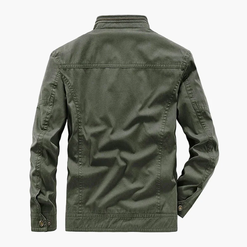 Veste décontractée pour homme style motard idéale pour la mi-saison - Image 4