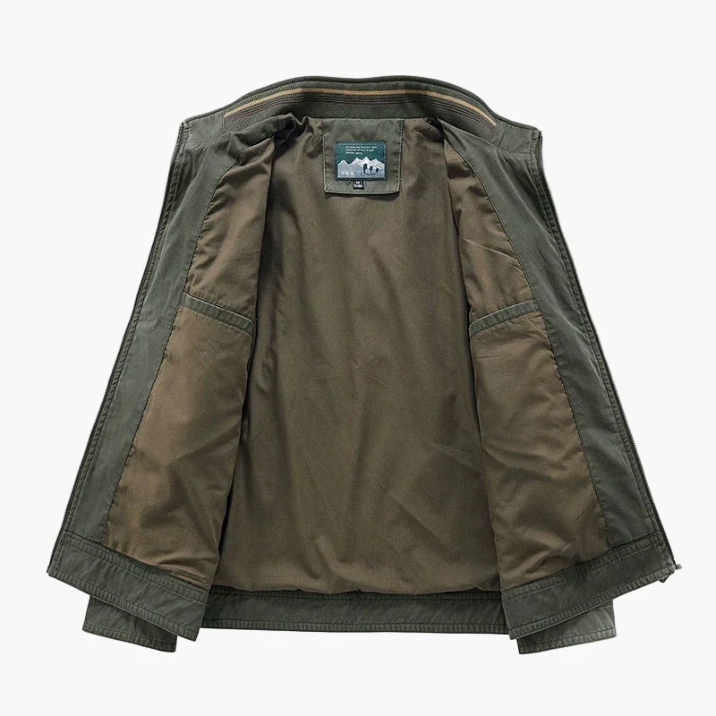 Veste décontractée pour homme style motard idéale pour la mi-saison - Image 5