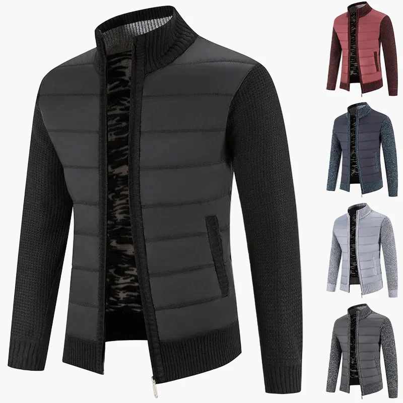 Veste décontractée pour homme style urbain à manches longues avec fermeture éclair - Image 10