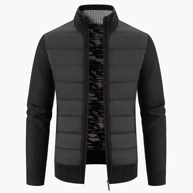 Veste décontractée pour homme style urbain à manches longues avec fermeture éclair - Image 6