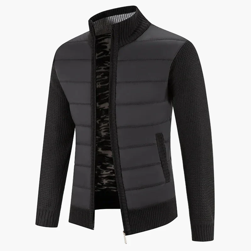 Veste décontractée pour homme style urbain à manches longues avec fermeture éclair - Image 7