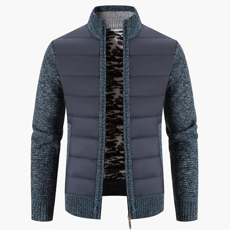 Veste décontractée pour homme style urbain à manches longues avec fermeture éclair - Image 8
