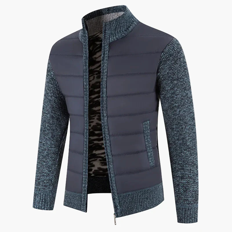 Veste décontractée pour homme style urbain à manches longues avec fermeture éclair - Image 9