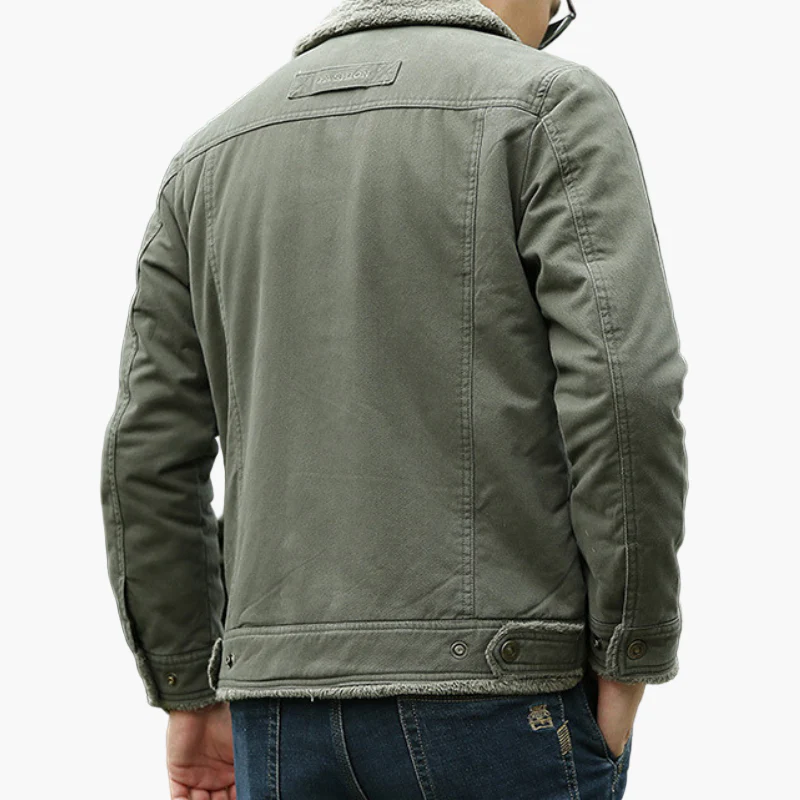 Veste décontractée style aviateur pour homme - idéale pour l'extérieur et la ville - Image 3