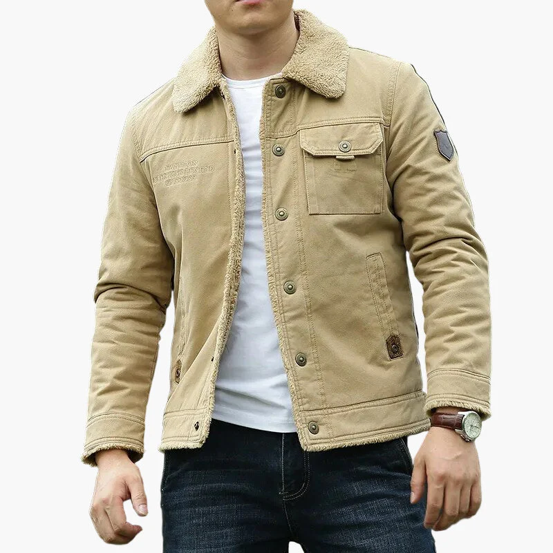 Veste décontractée style aviateur pour homme - idéale pour l'extérieur et la ville - Image 5
