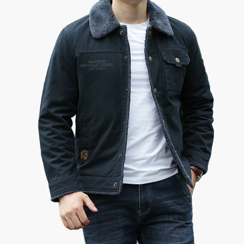 Veste décontractée style aviateur pour homme - idéale pour l'extérieur et la ville - Image 6