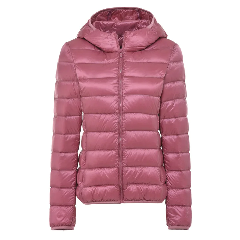 Veste doudoune à capuche pour femme, style urbain léger et chaud, idéale pour l'hiver - Image 5