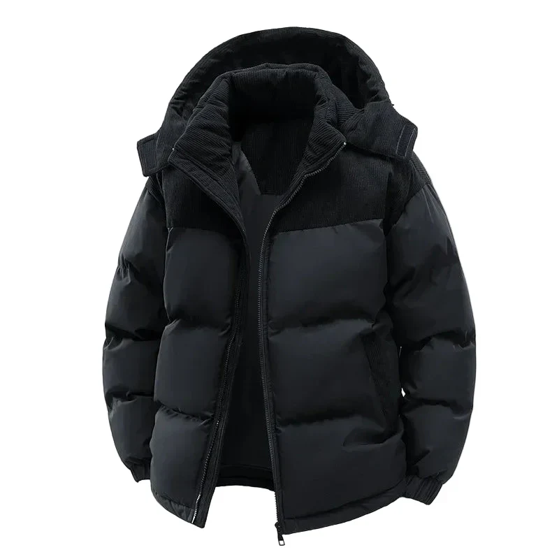 Veste doudoune à capuche style décontracté pour homme – Idéale pour l'hiver et les loisirs - Image 2