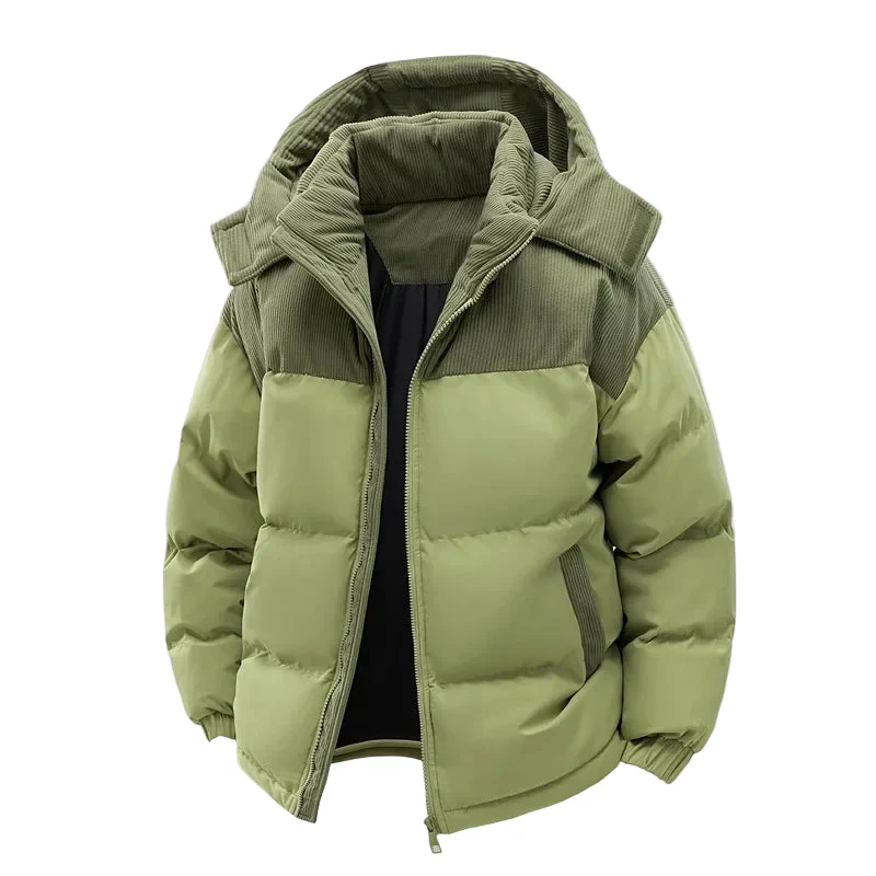 Veste doudoune à capuche style décontracté pour homme – Idéale pour l'hiver et les loisirs - Image 3