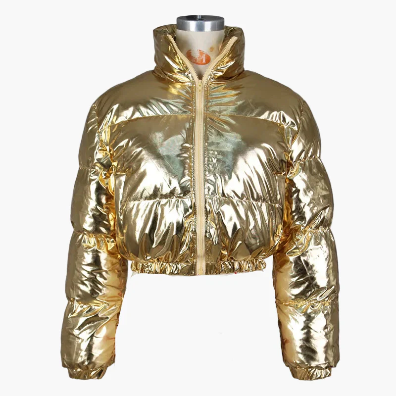 Veste doudoune courte femme style urbain chic pour hiver - Image 8