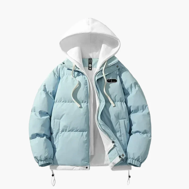 Veste doudoune décontractée à capuche pour homme – Style urbain et confort quotidien - Image 4
