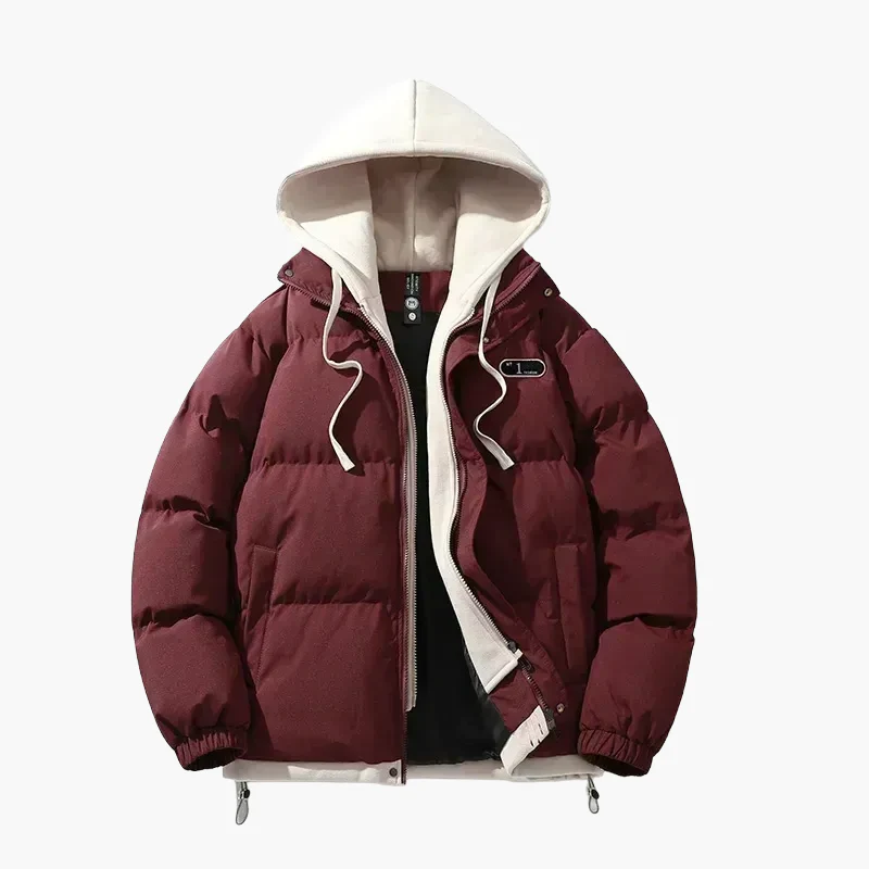 Veste doudoune décontractée à capuche pour homme – Style urbain et confort quotidien - Image 7