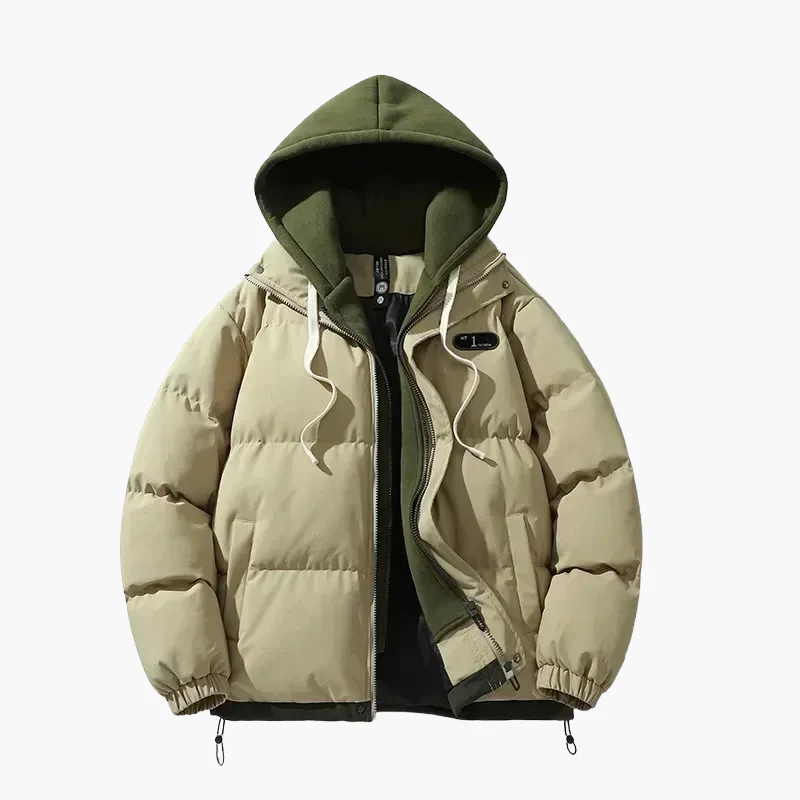 Veste doudoune décontractée à capuche pour homme – Style urbain et confort quotidien - Image 8