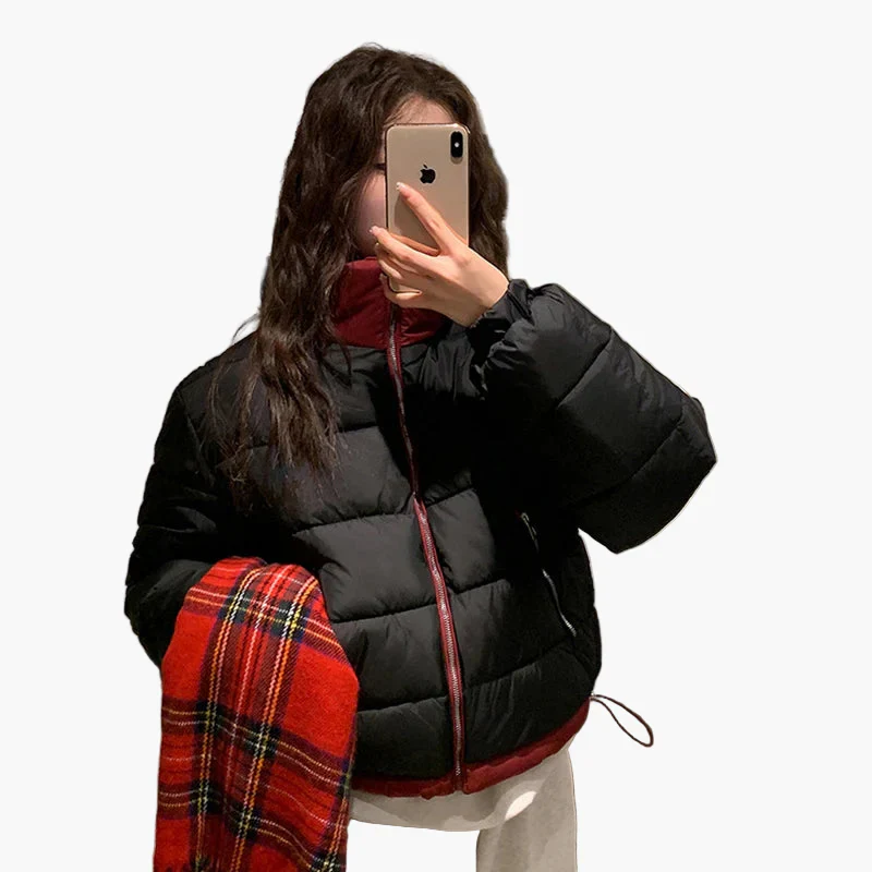 Veste doudoune décontractée pour femme, style urbain, idéale pour l’hiver et les activités de plein air - Image 4