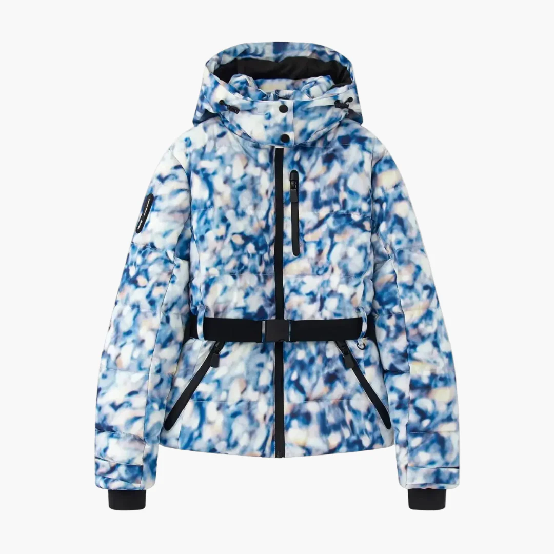 Veste doudoune femme élégante à capuche et ceinture – Style moderne pour l’hiver - Image 12