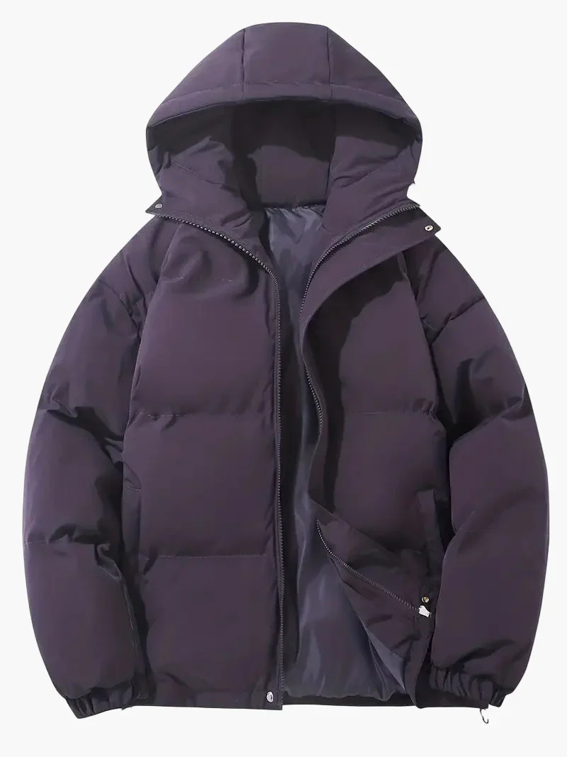 Veste doudoune homme capuche style classique pour hiver – Élégance et chaleur urbaine - Image 3