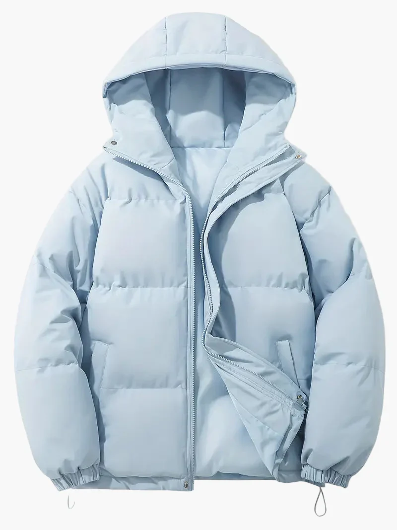Veste doudoune homme capuche style classique pour hiver – Élégance et chaleur urbaine - Image 4
