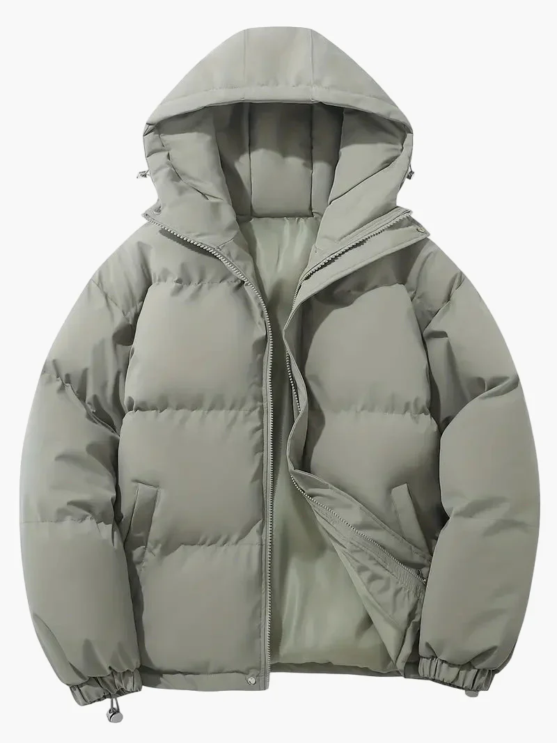 Veste doudoune homme capuche style classique pour hiver – Élégance et chaleur urbaine - Image 6