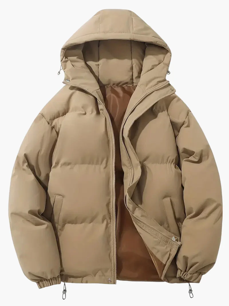 Veste doudoune homme capuche style classique pour hiver – Élégance et chaleur urbaine - Image 7