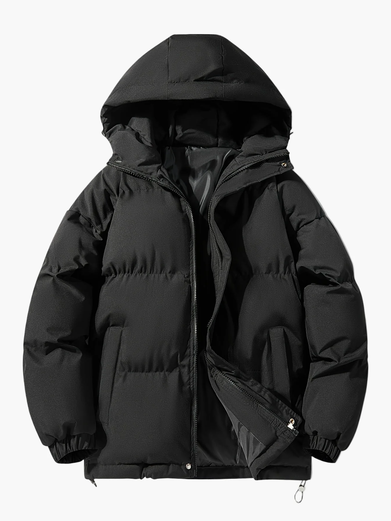 Veste doudoune homme à capuche style décontracté pour l’hiver - Image 2