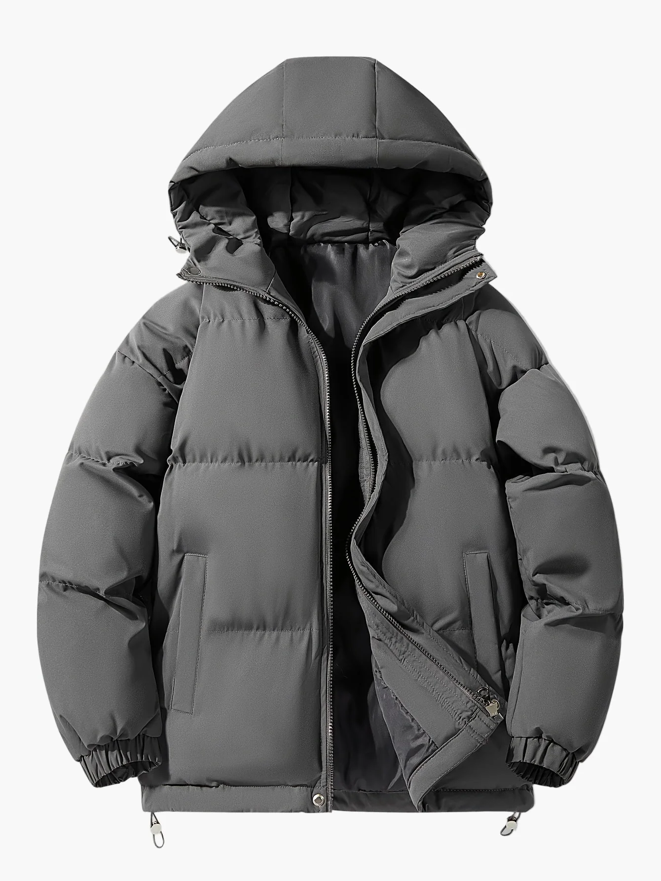 Veste doudoune homme à capuche style décontracté pour l’hiver - Image 3