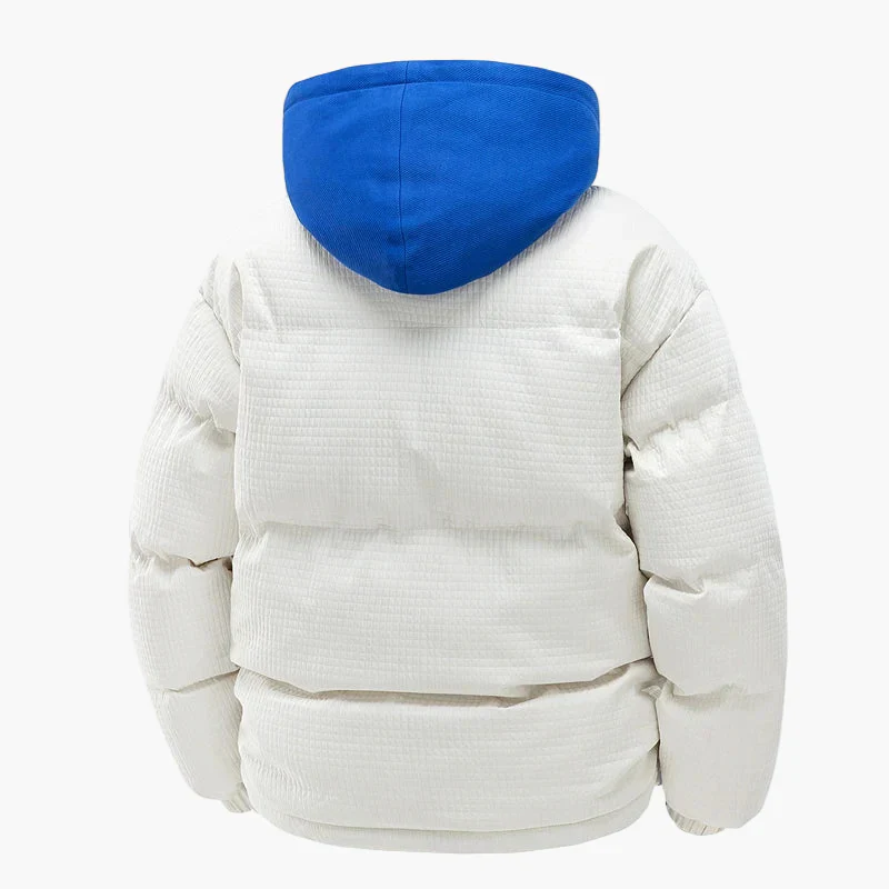 Veste doudoune homme style urbain à capuche – idéale pour l'hiver et la vie quotidienne - Image 5