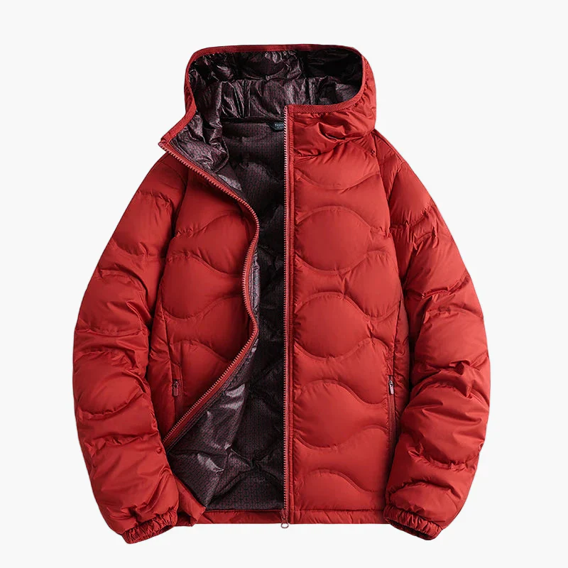 Veste doudoune homme style urbain chaude et légère - Image 2