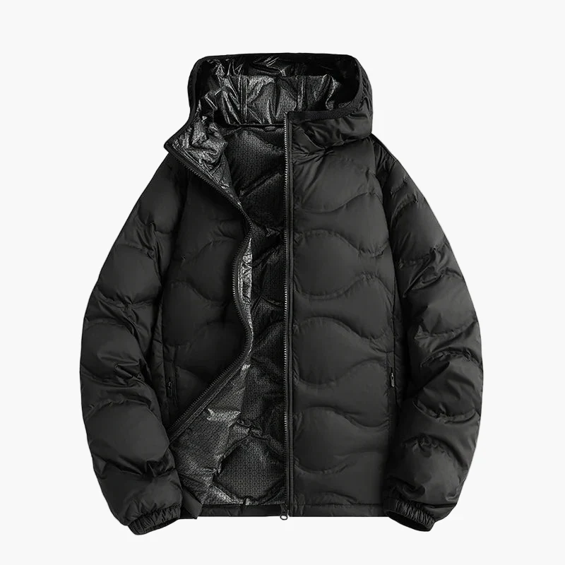 Veste doudoune homme style urbain chaude et légère - Image 3