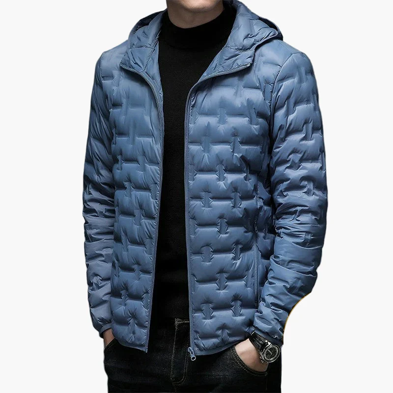 Veste doudoune homme style urbain chaude et légère - Image 5