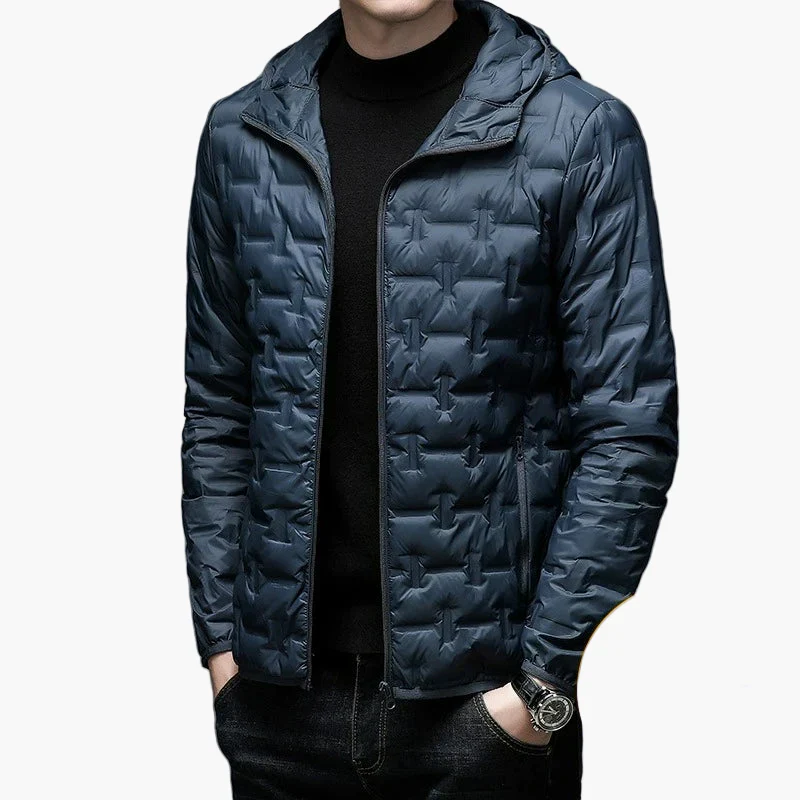 Veste doudoune homme style urbain chaude et légère - Image 7