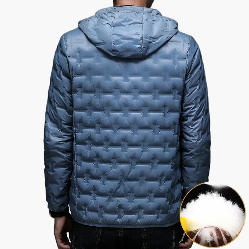 Veste doudoune homme style urbain chaude et légère - Image 9