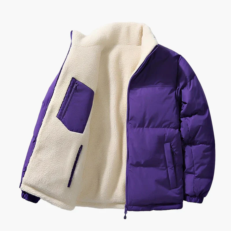 Veste doudoune homme style urbain coupe ample avec doublure chaude - Image 2
