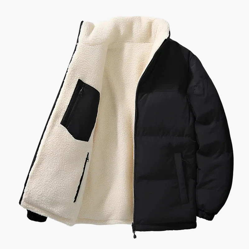 Veste doudoune homme style urbain coupe ample avec doublure chaude - Image 4