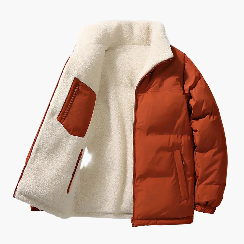Veste doudoune homme style urbain coupe ample avec doublure chaude - Image 5